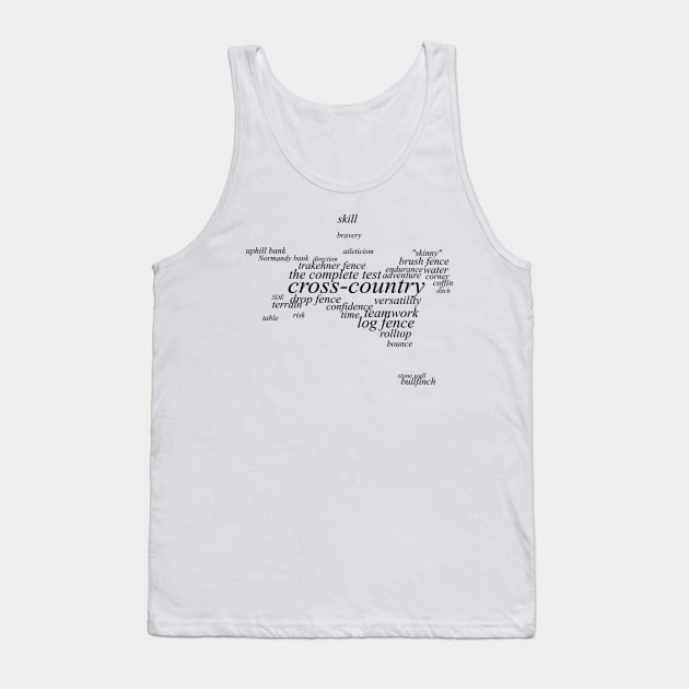 Equestrian Dictionary - Cross-country (light) Tank Top by ThunderboltFire